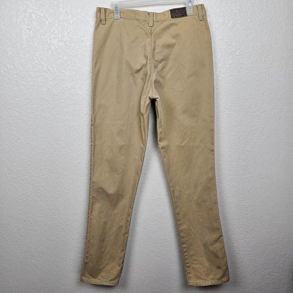 Vintage Roughrider By Circle T Jeans Women's 31 Tan High Rise Bareback Cowgirl - Picture 12 of 12
